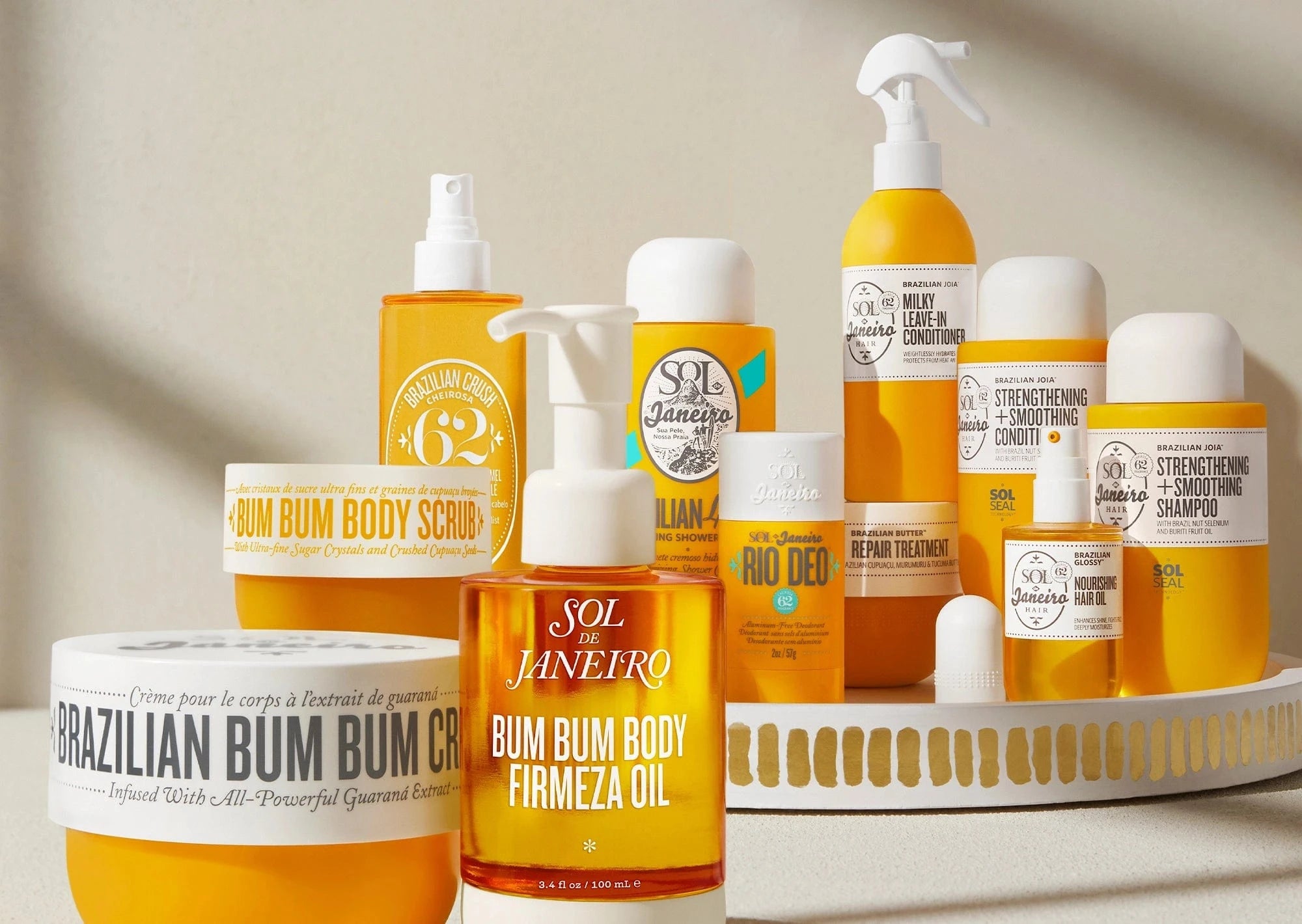 assortment of Sol de janeiro Products