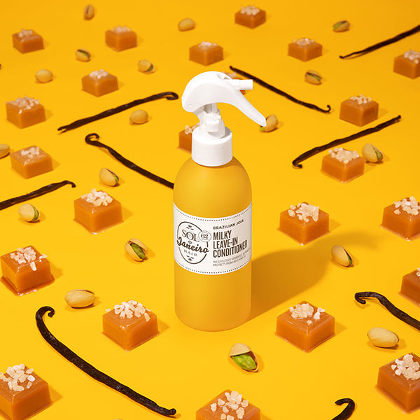 milky leave in conditioner with scent notes