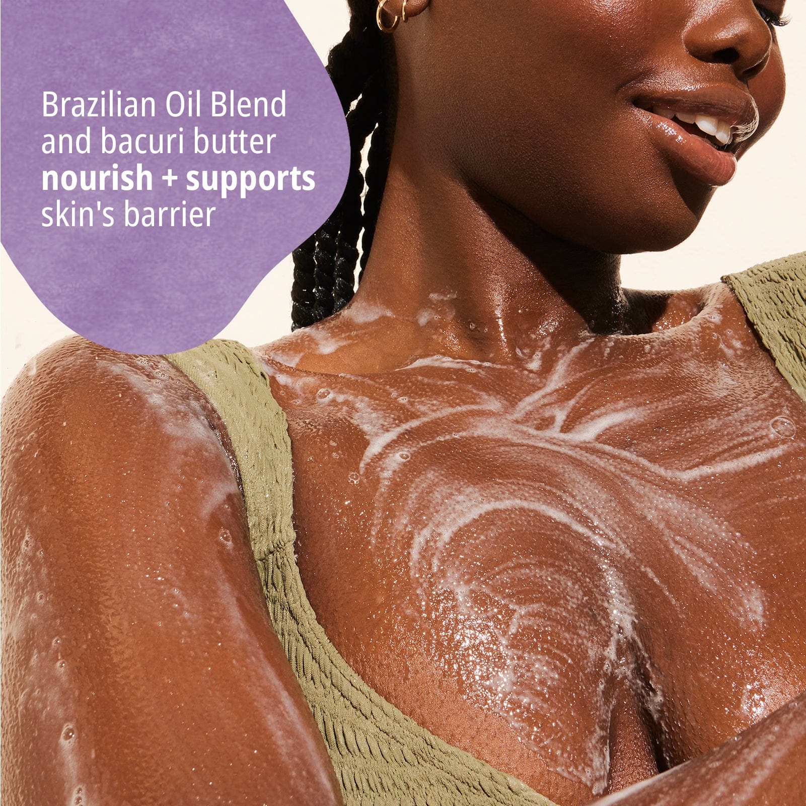 brazilian oil bend and bacuri butter nourish + supports skin's barrier