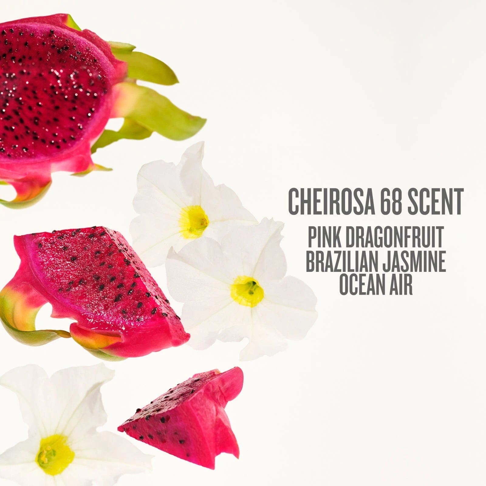cheirosa 68 scent pink dragonfruit, brazilian jasmine ocean air