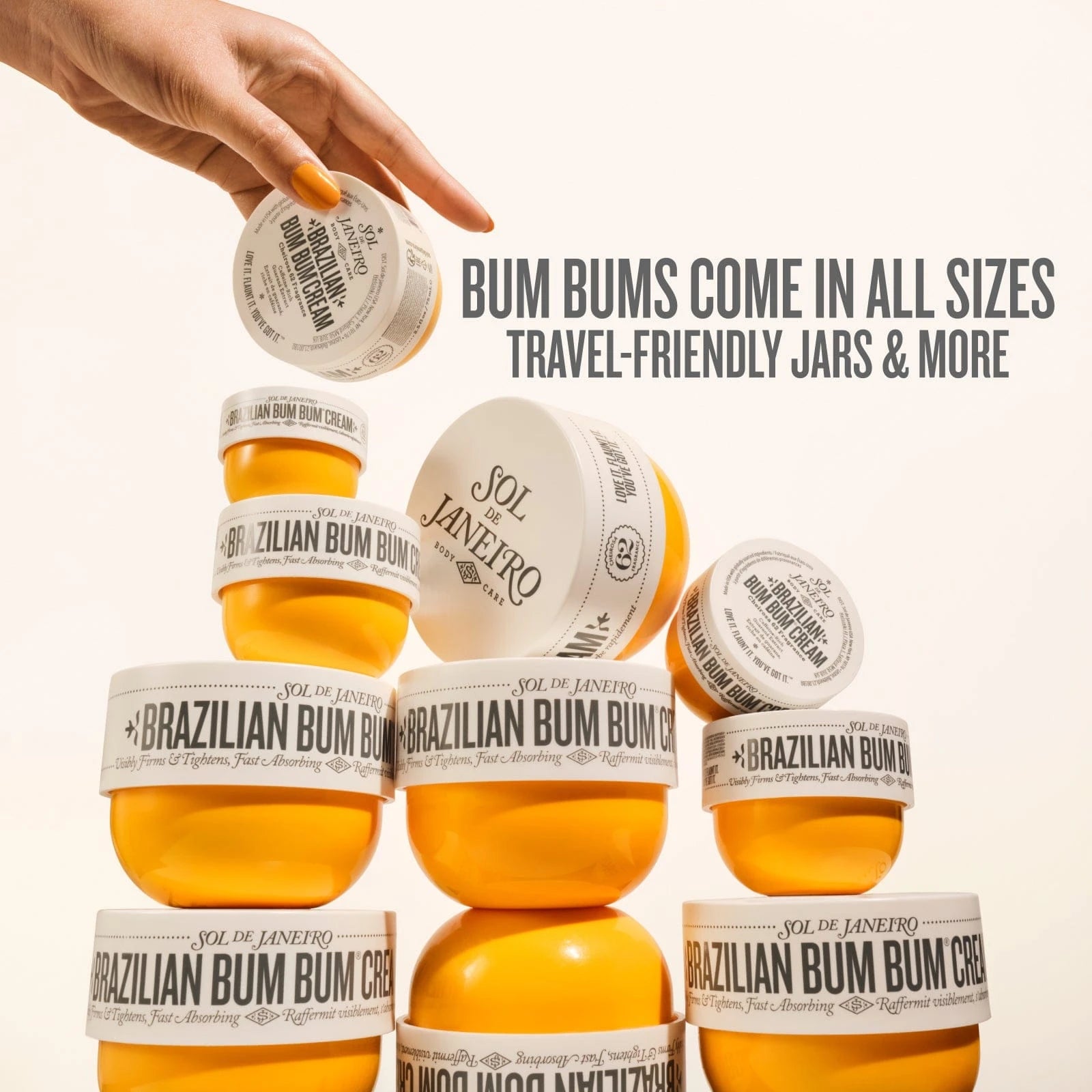 Bum bums come in all sizes travel-friendly jars & more